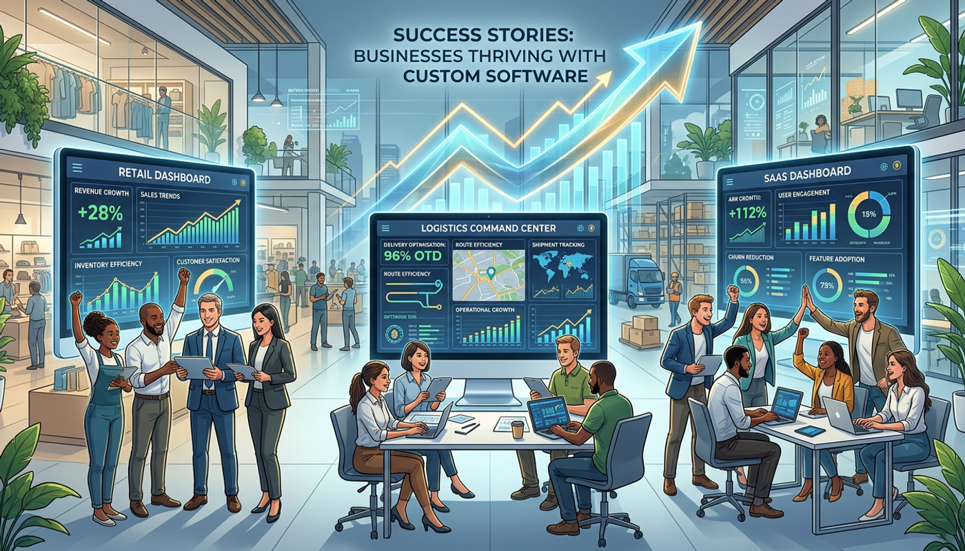 Success Stories: Businesses Thriving with Custom Software