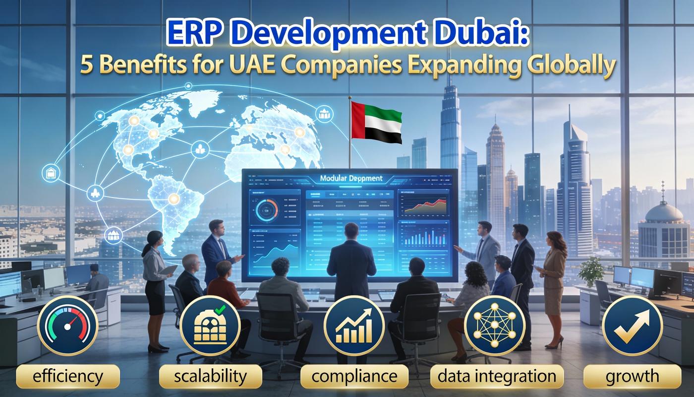  ERP Development Dubai: 5 Benefits for UAE Companies Expanding Globally