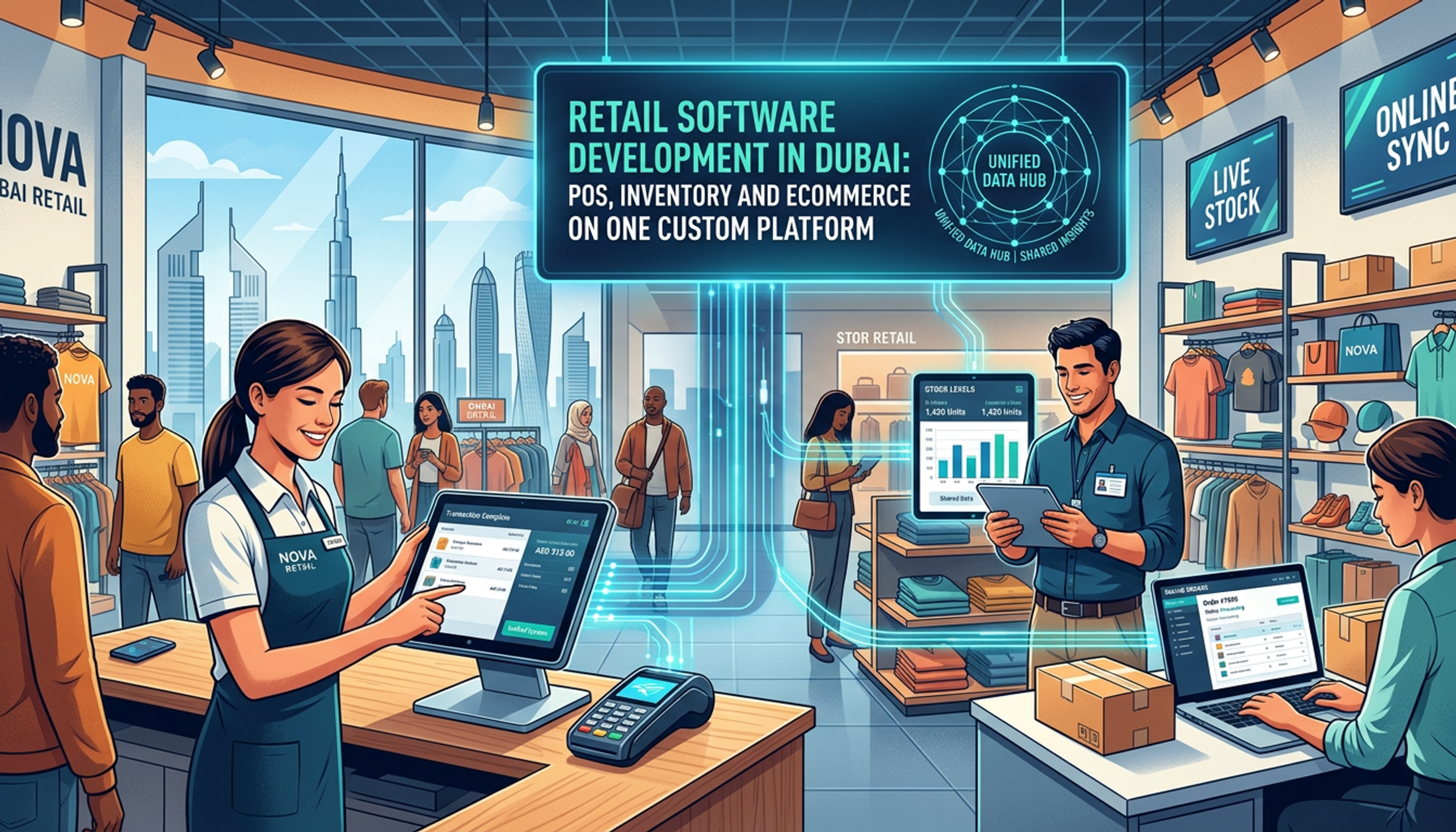 Retail Software Development in Dubai: POS, Inventory and Ecommerce on One Custom Platform