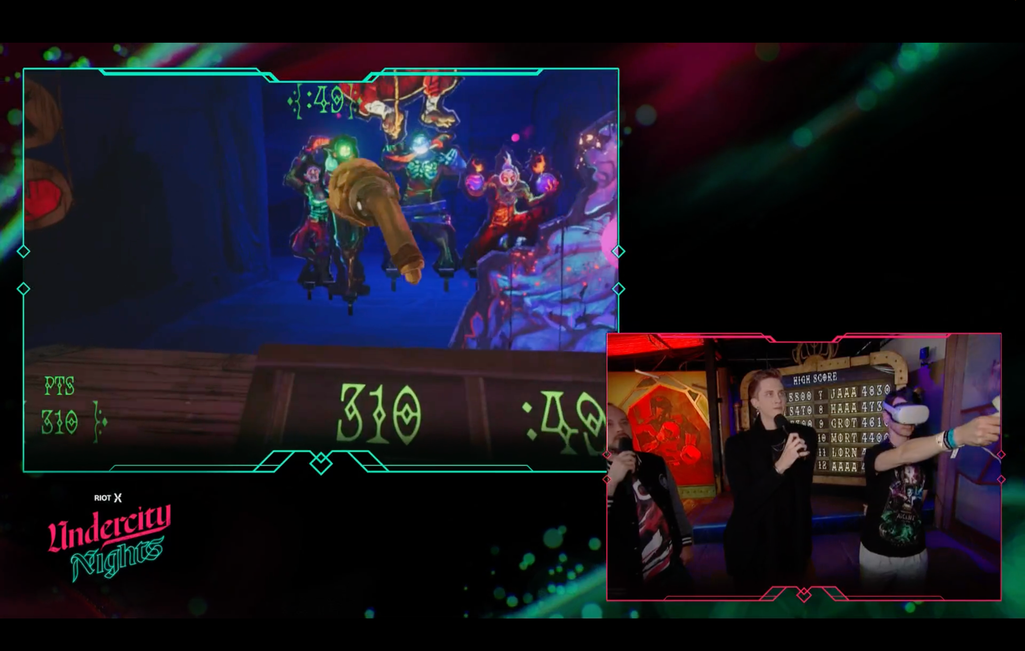 Riot Games' Arcane Undercity Nights - Leaderboard for Aimlabs VR Screenshot 3