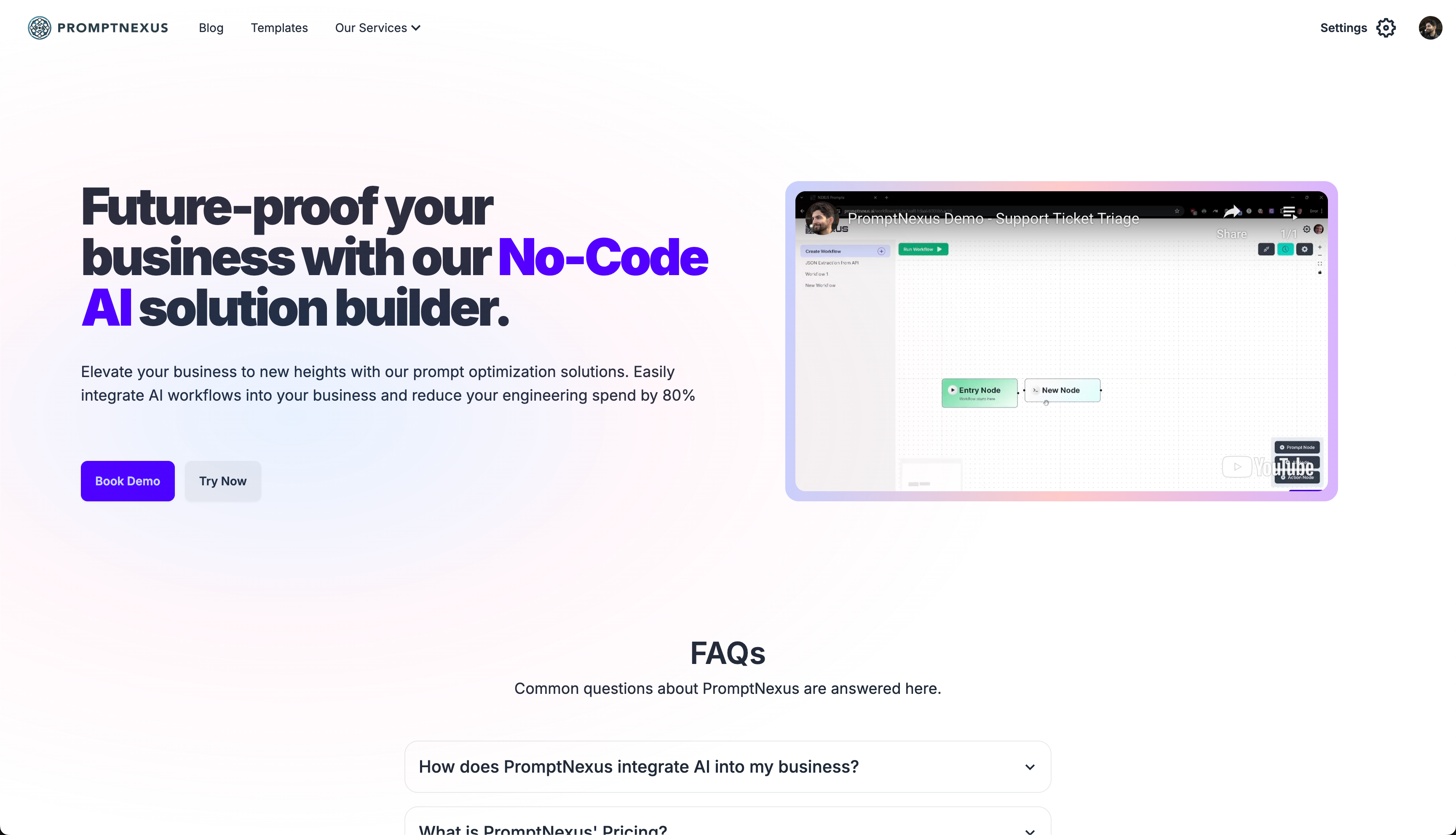 PromptNexus Screenshot 1