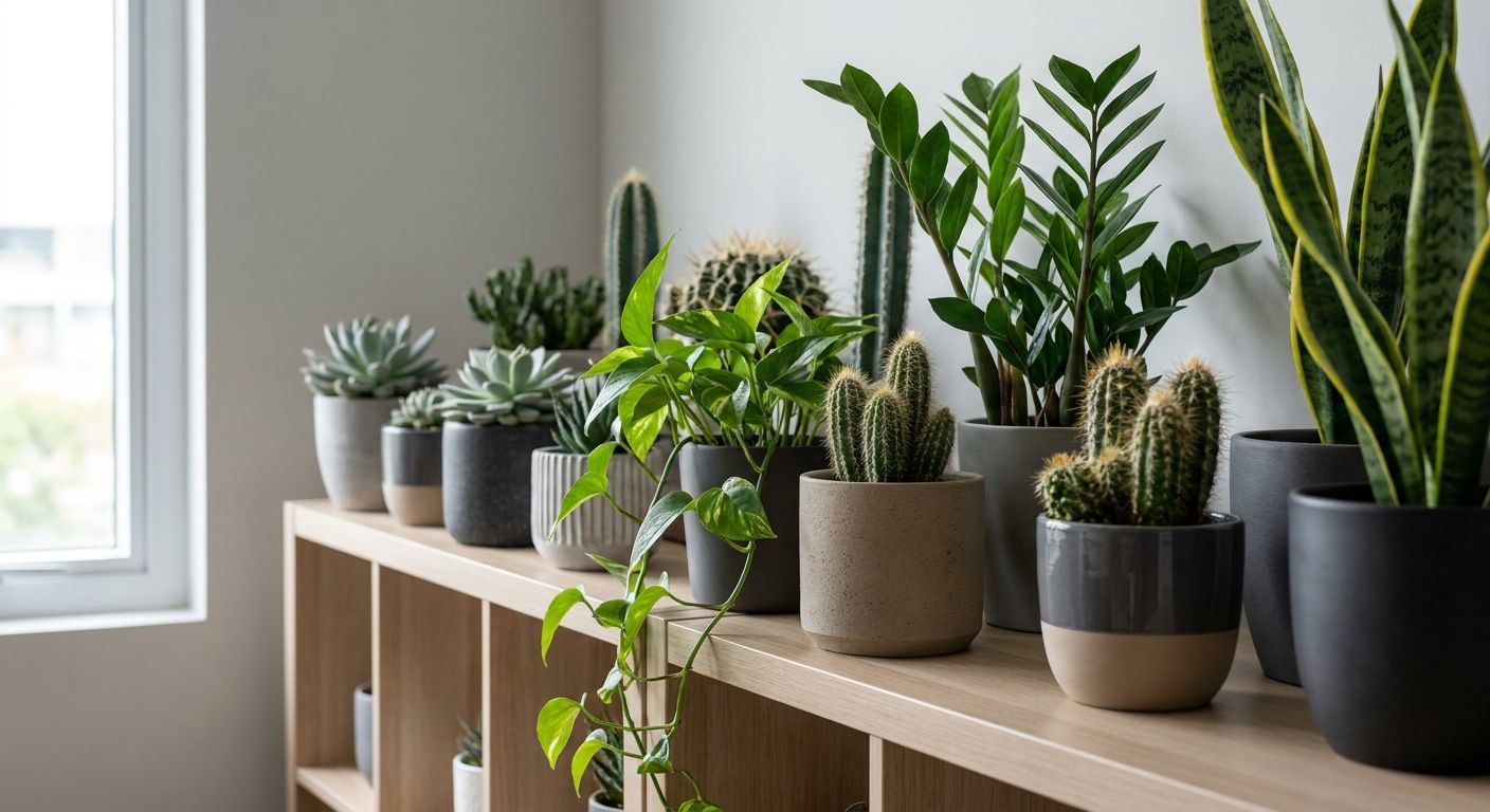 Plantas ornamentais em vasos como ideias de presente para Dia dos Pais