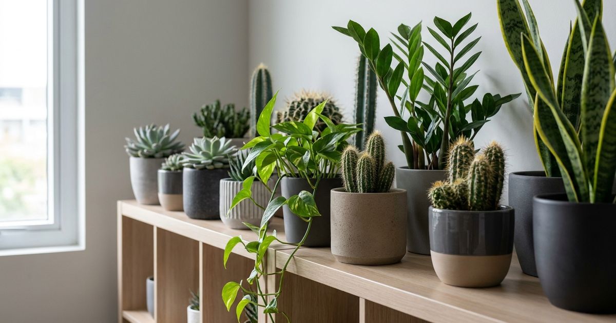 Plantas ornamentais em vasos como ideias de presente para Dia dos Pais