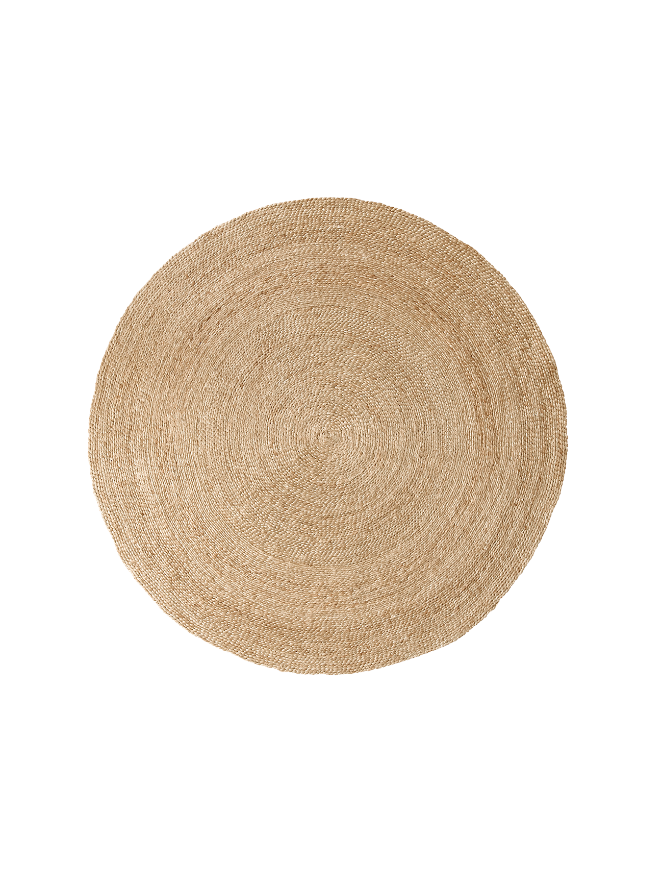 Armadillo Hand-Braided Round Jute Rug, 6-Foot, Made in India on Food52