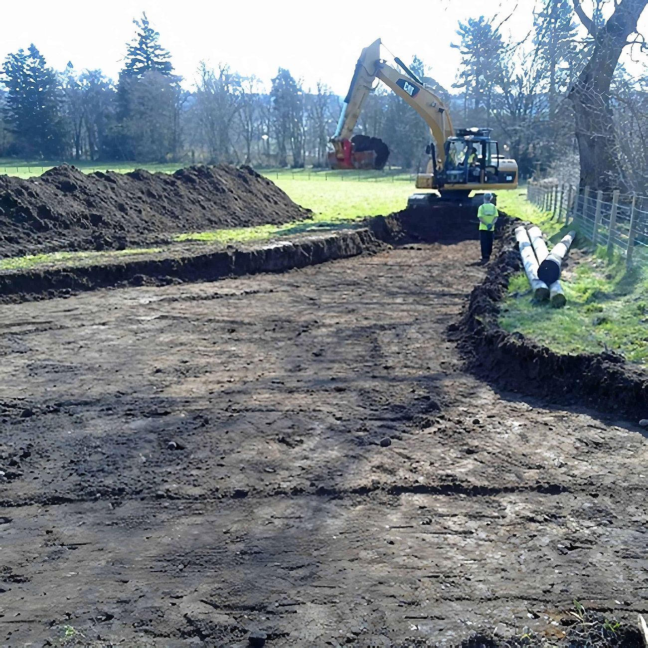 Black Isle Brewery Wastewater Treatment Plant - Project carried out by Eco~tech Systems in Ross and Cromarty. Initial stage of work.