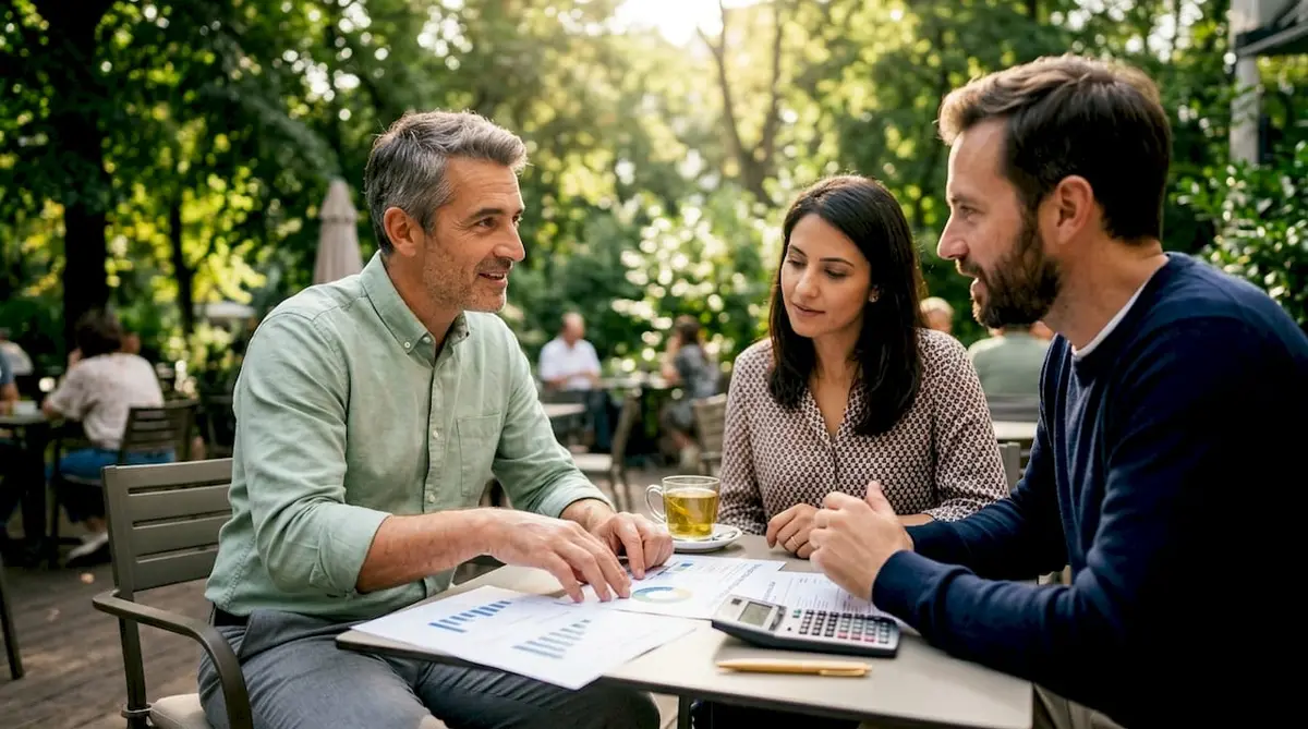 Tax consultant advising expats on deductions