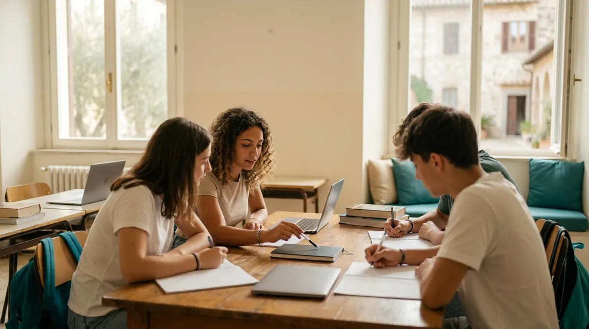 StudierAI and AI for asynchronous collaborative study in Italian schools