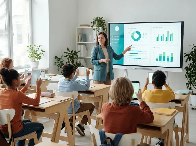 Real-time assessment and feedback: interactive quizzes, digital rubrics, and data analysis