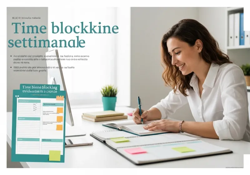 A practical method to organize the week and study sessions: priorities, time blocks, and buffers