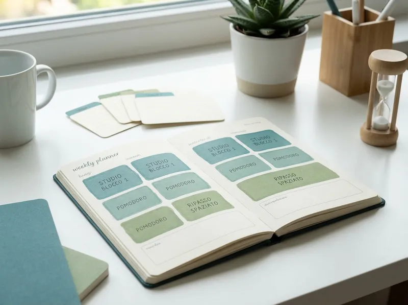 Study method with artificial intelligence: planning, focus, and spaced repetition