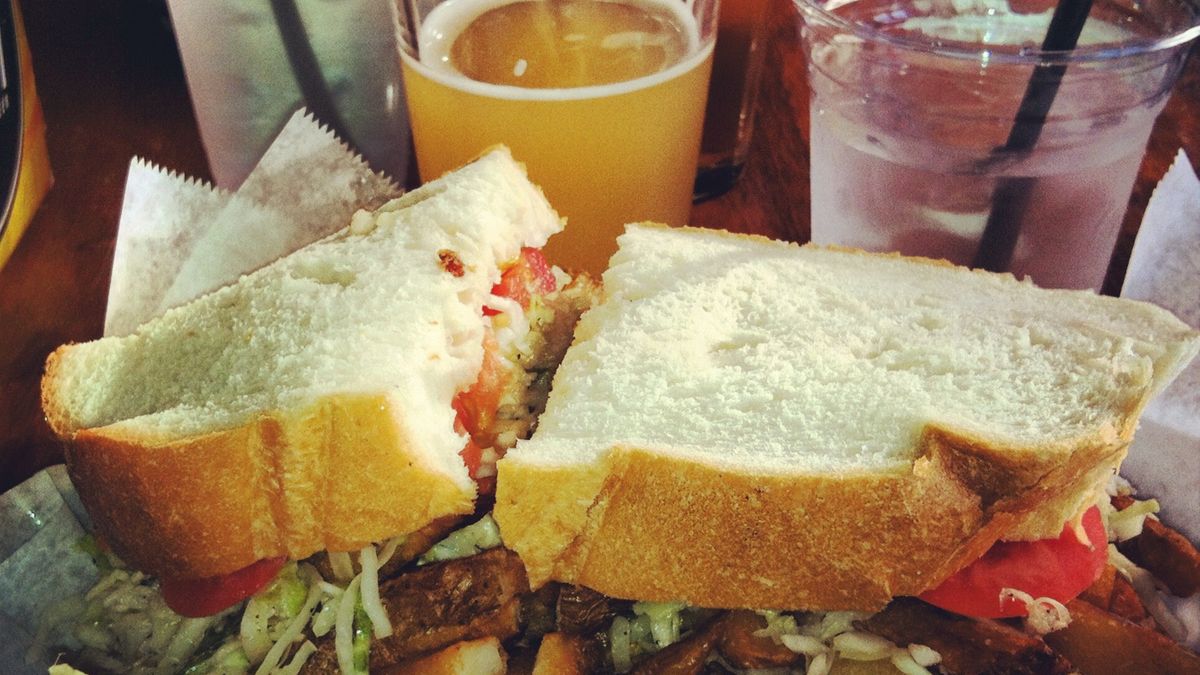 Turkey & Cheese Sandwich at Lucky's Sandwich Co.