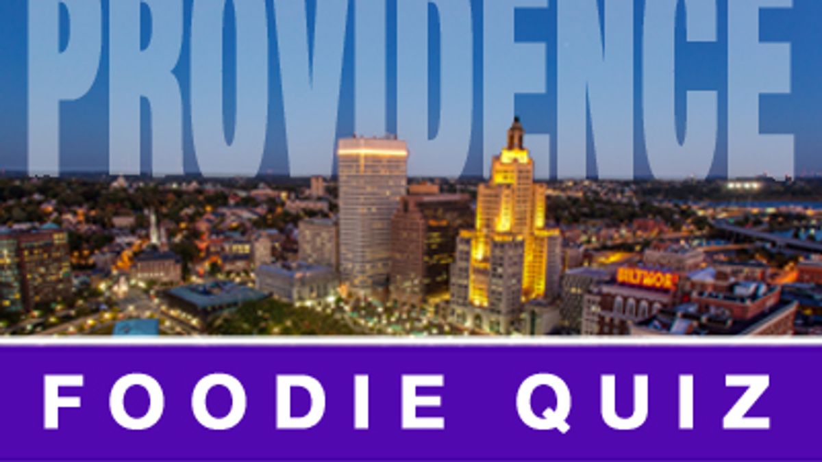 Providence Rhode Island Food Quiz