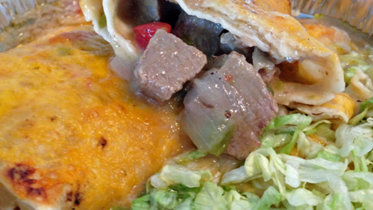 Rito's Green Chile Pork Burrito