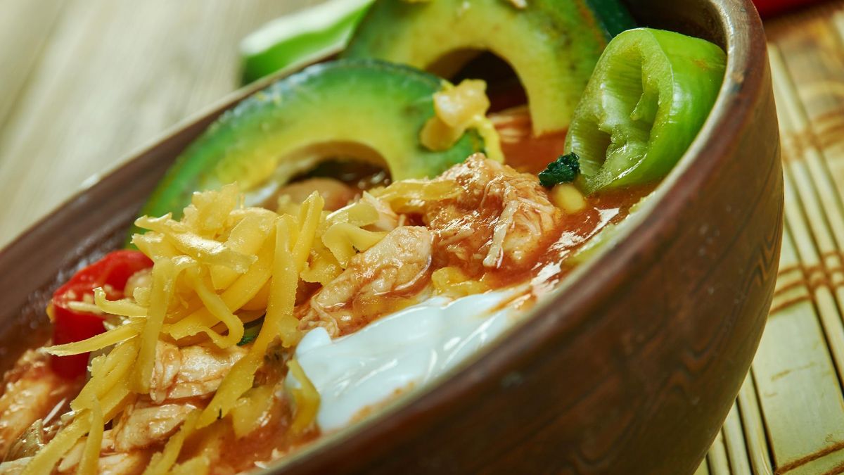 Mexican Slow Cooker Fiesta Chicken Soup, not only gluten free and dairy free