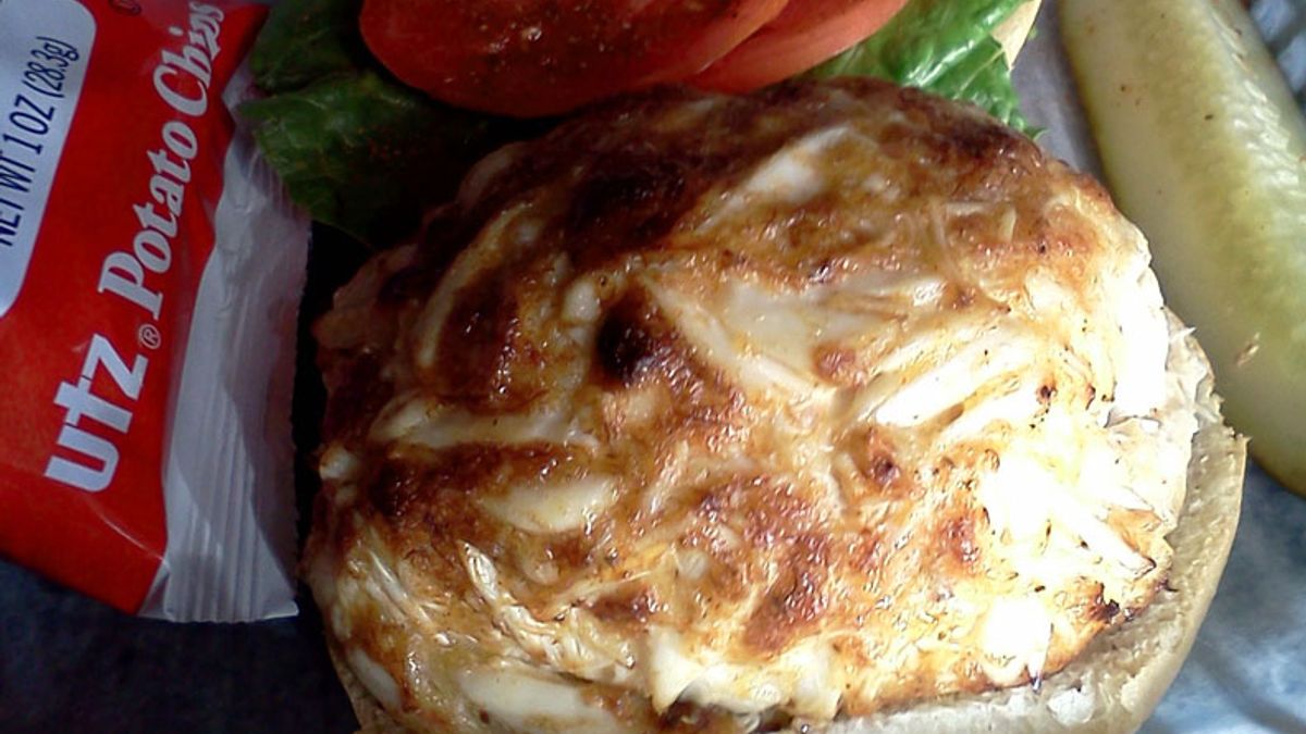Crab cake at Koco's Pub