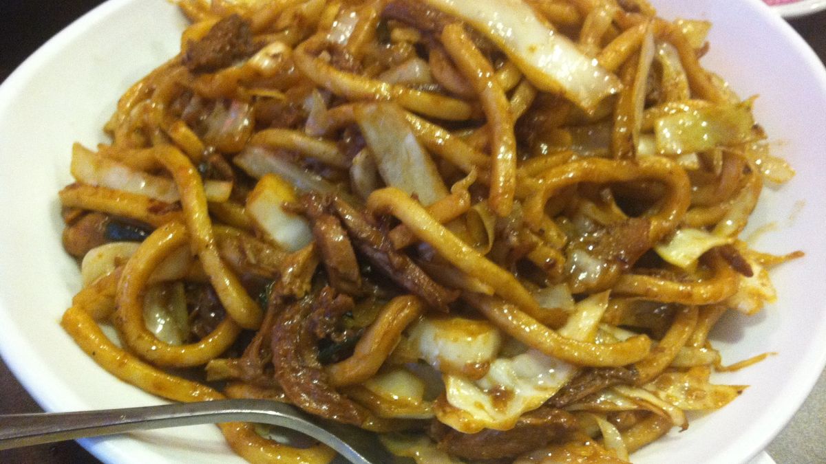Duck Meat in Chow Mein