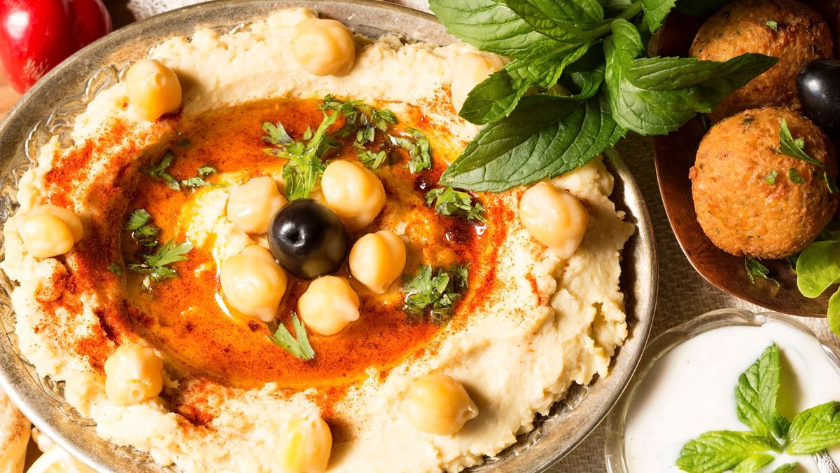 Traditional Hummus and Falafel