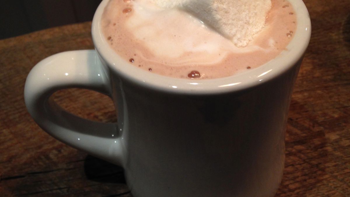Peanut Butter Hot Chocolate with Homemade Marshmallow