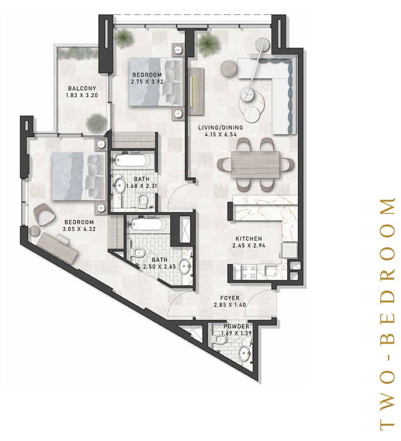 2 Bedroom