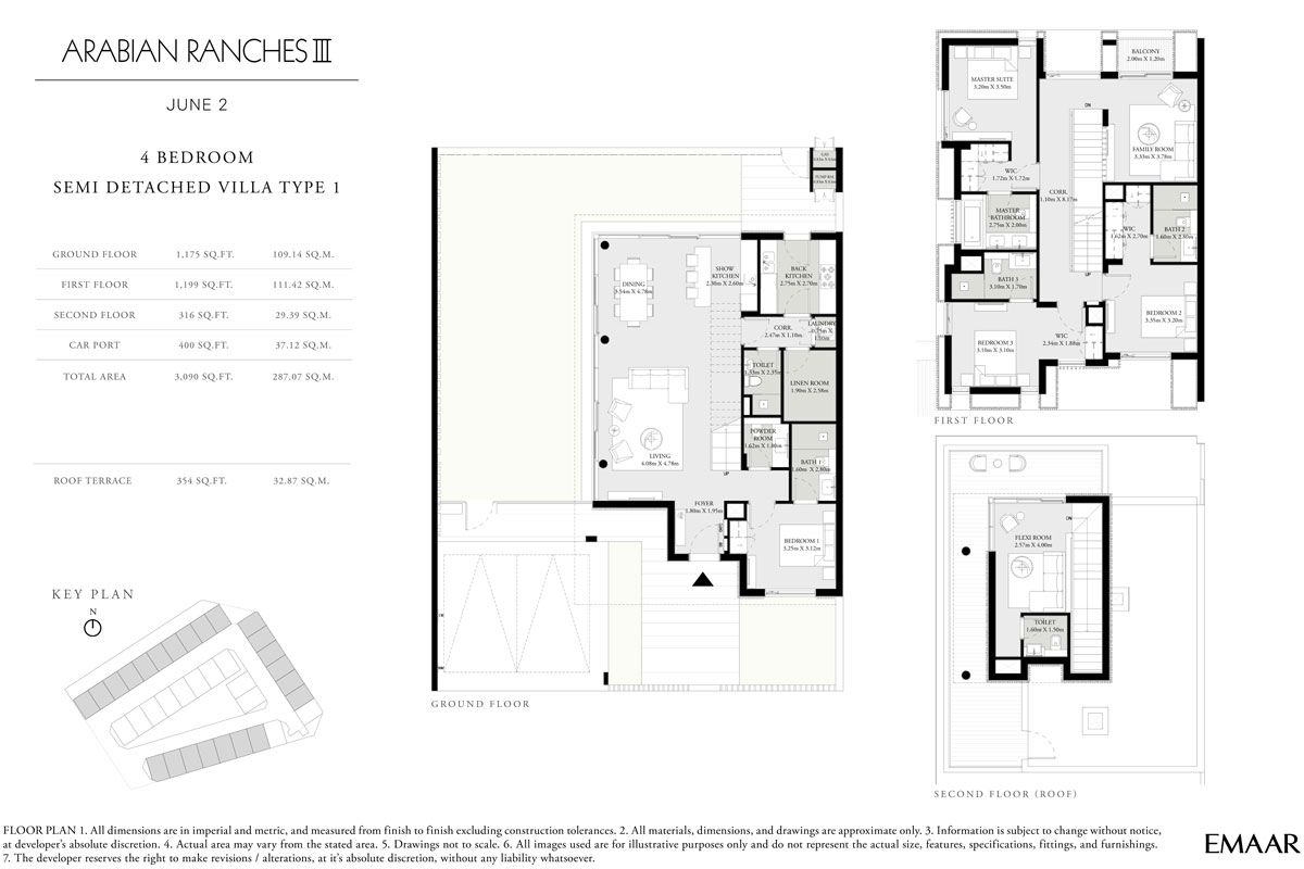 Semi Detached Villa Type 1 to Stand Alone Villa Type 1
