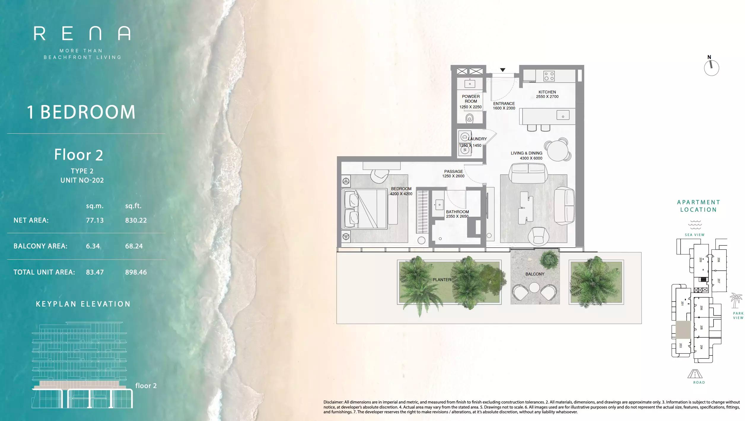 Type 2 Unit No - 202