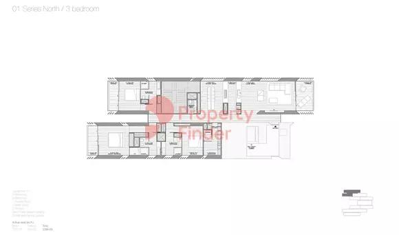 1 Series North / 3 bedroom