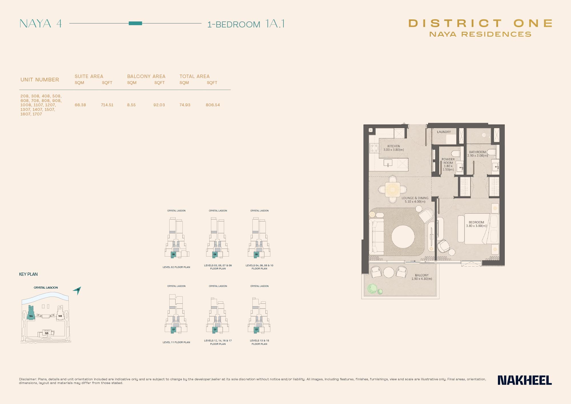 TYPE 1A.1 to TYPE 1D.1