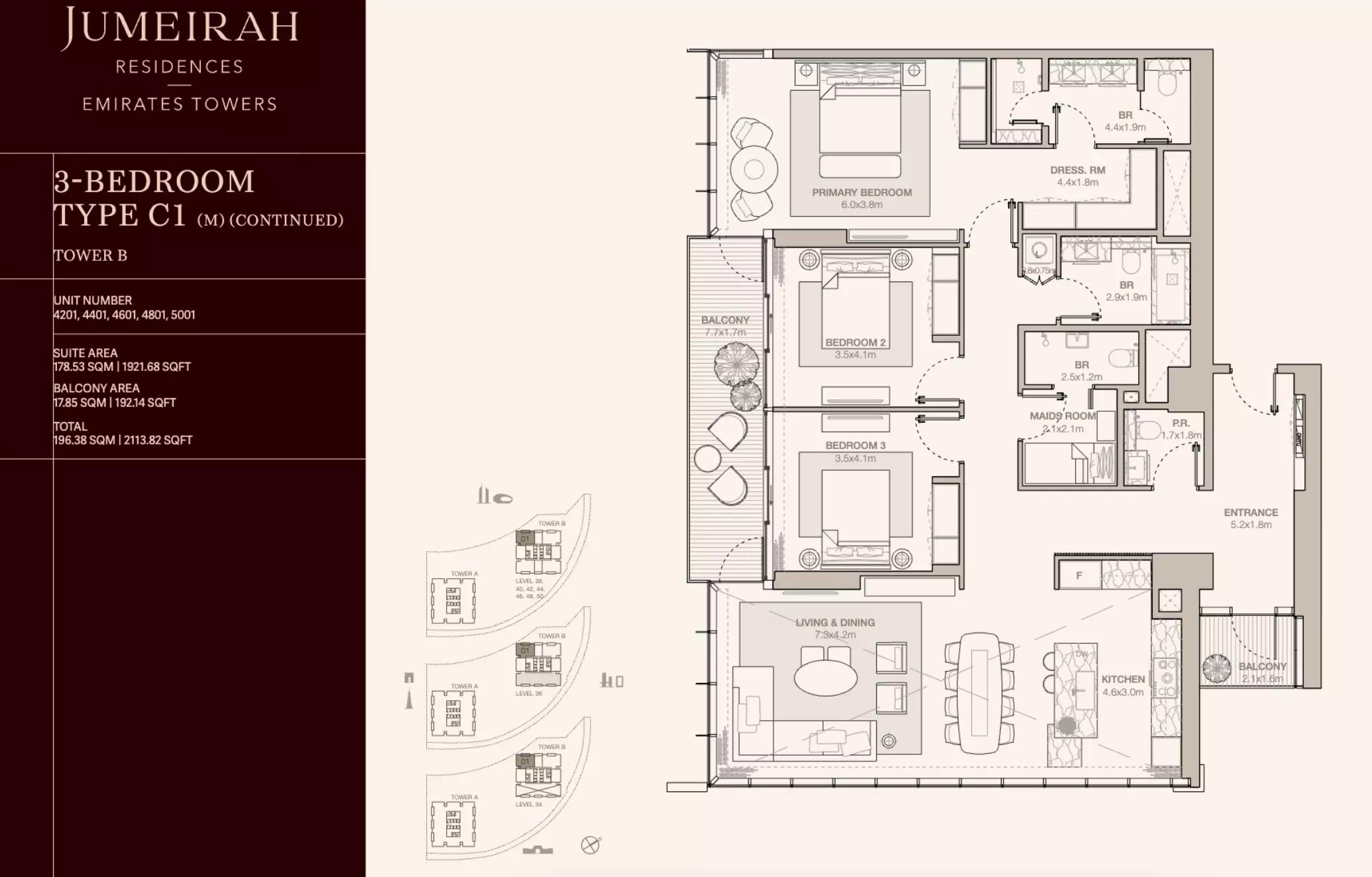Type C1 Contiued-Tower B
