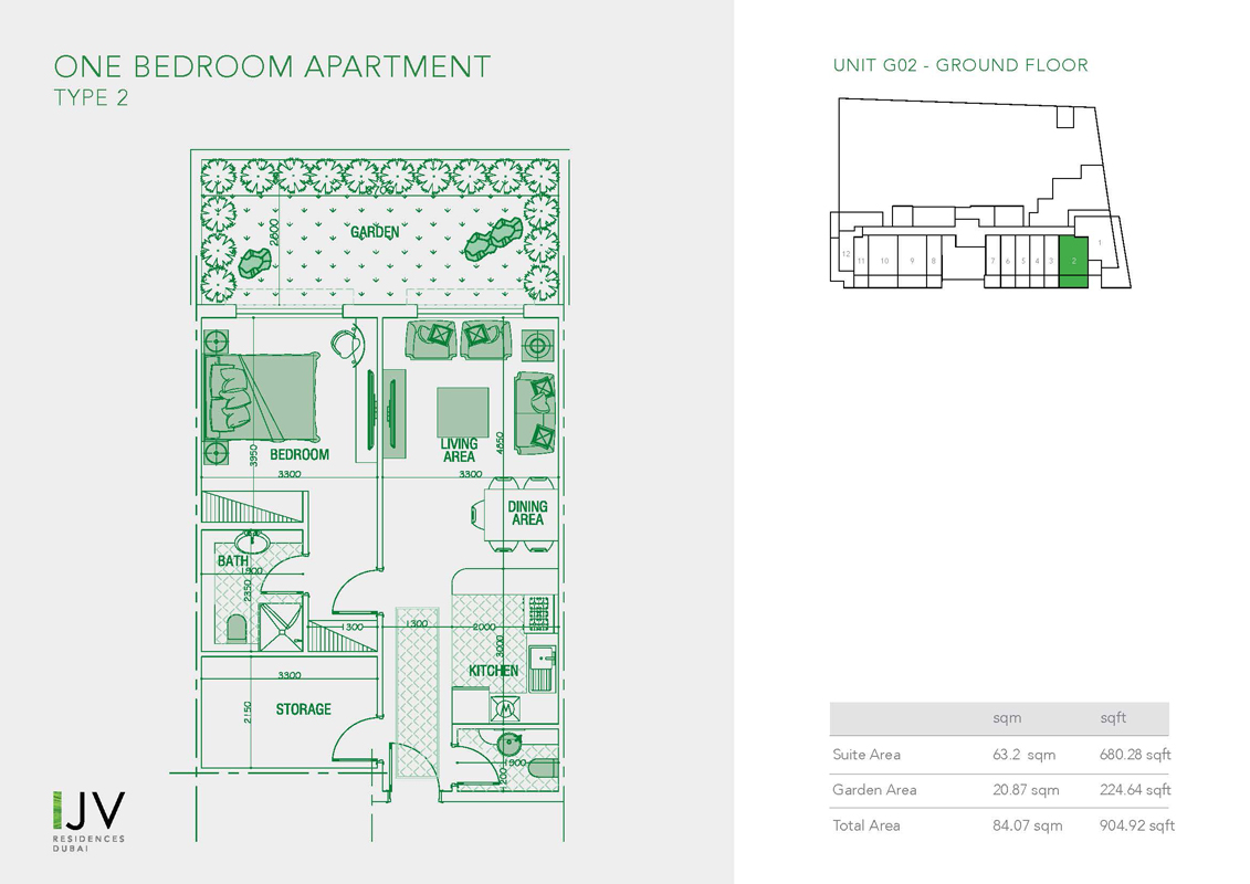 Type 10, Unit 122 - First Floor to Type 30, Unit 107 - First Floor