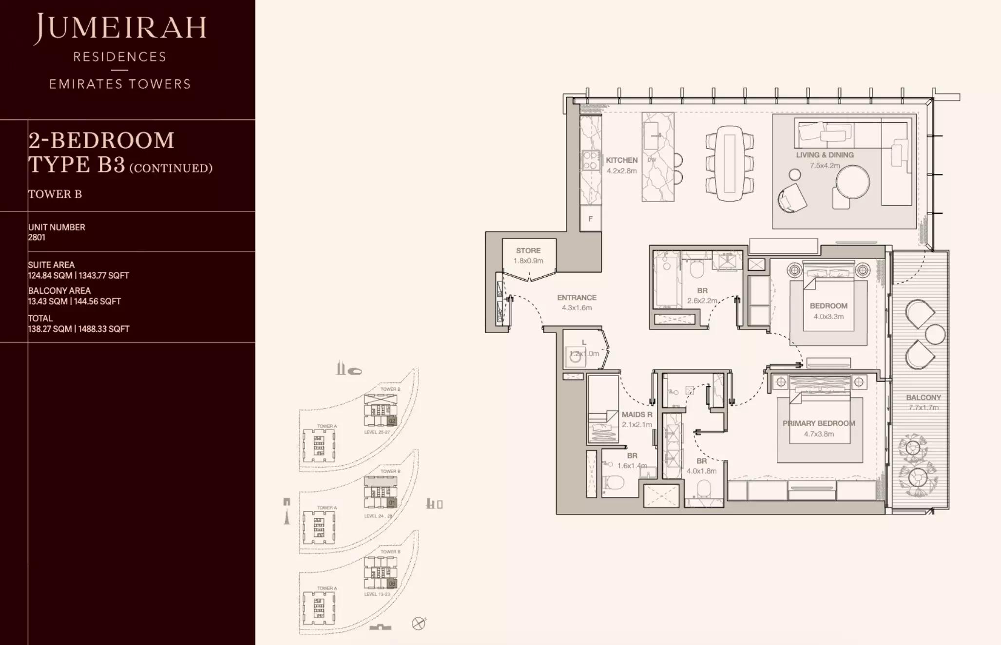 Type B3 Continued-Tower B