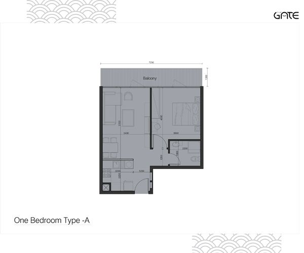 1 Bedroom Apartment Type - A