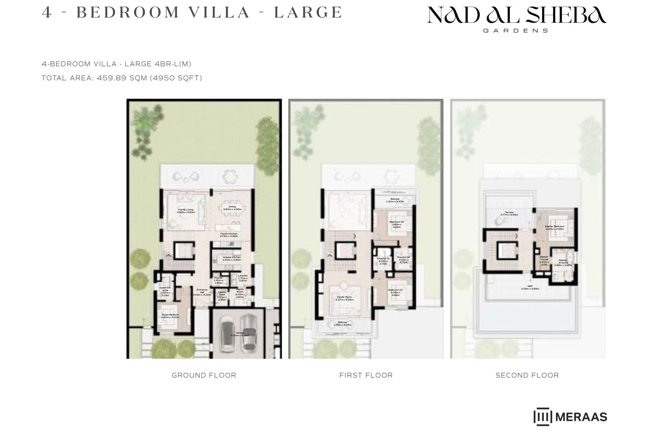 4 Bedroom, Large to 4 Bedroom, Small (M)