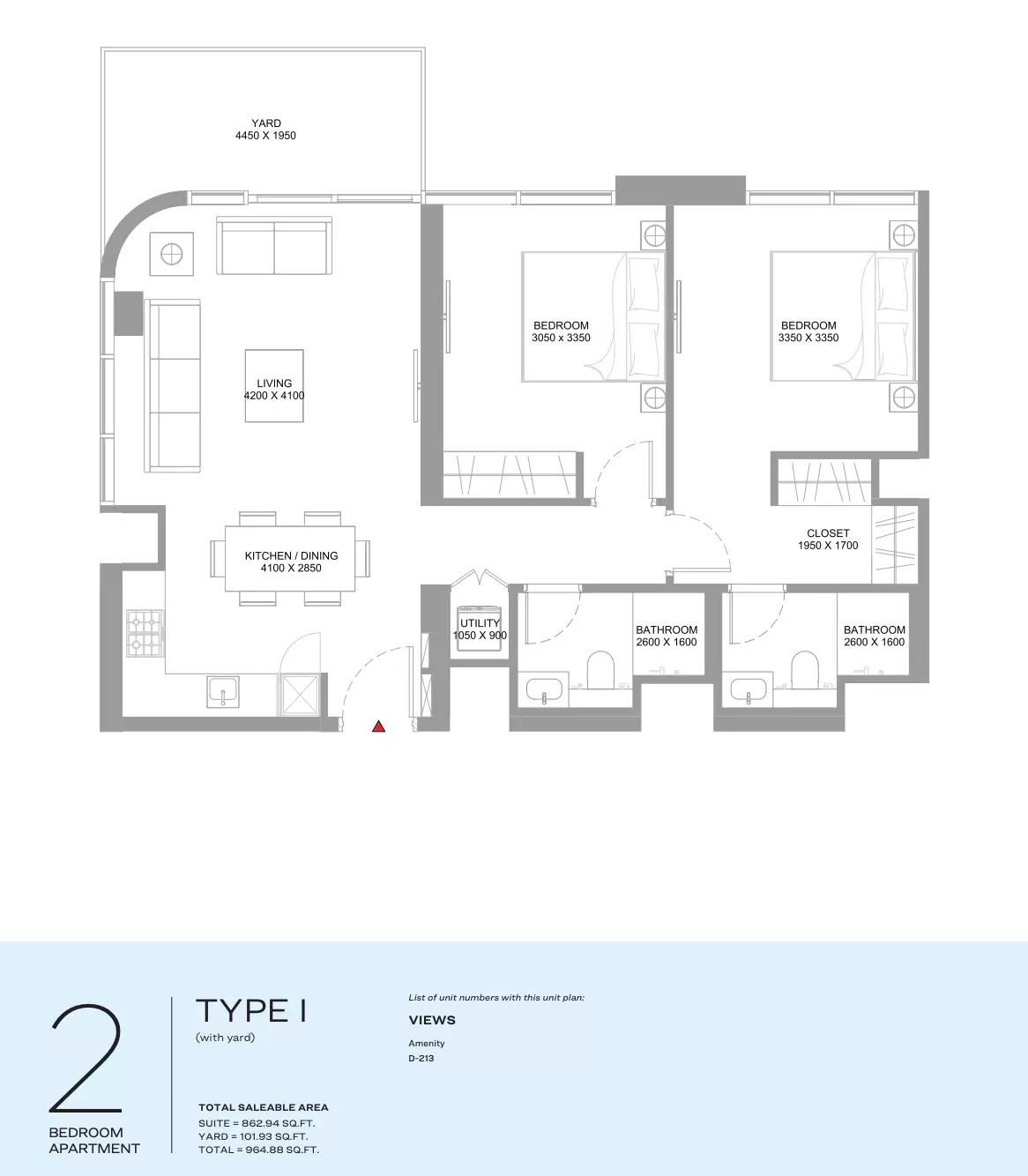 Type I | (with yard)