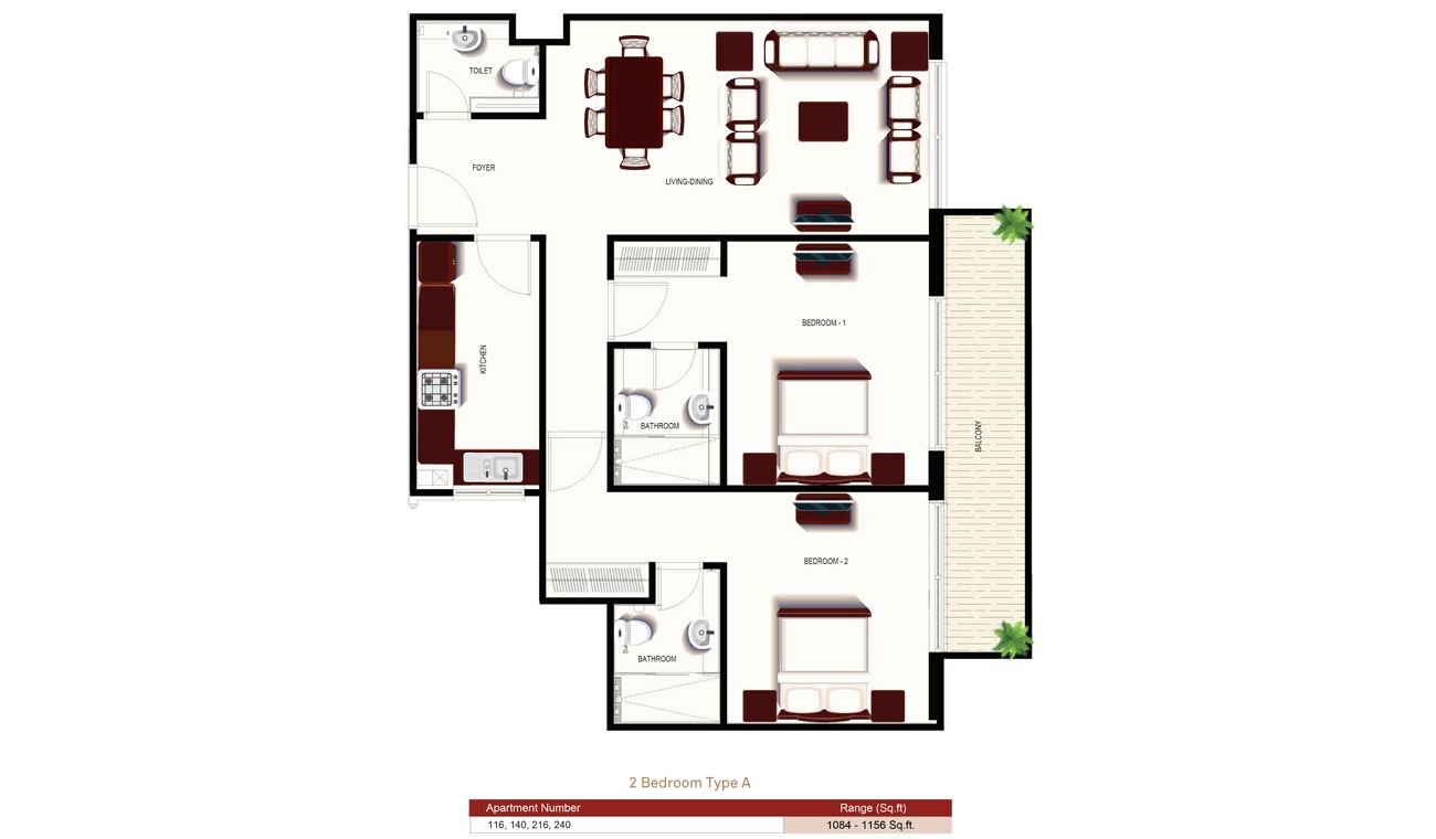 2bd-type-A-1156 to 2bd-type-G-1108