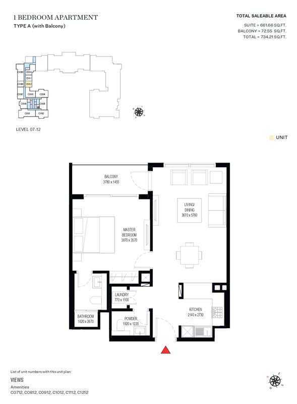 Type A (with Balcony) to Type A (with Balcony)-Variant 4