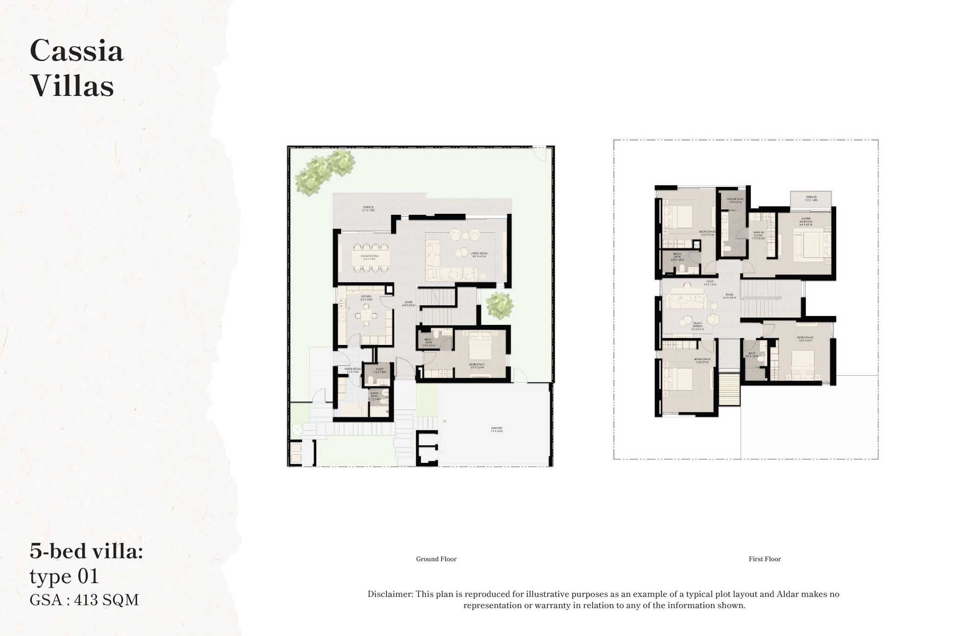 5 Bedrooms + Study + Maid