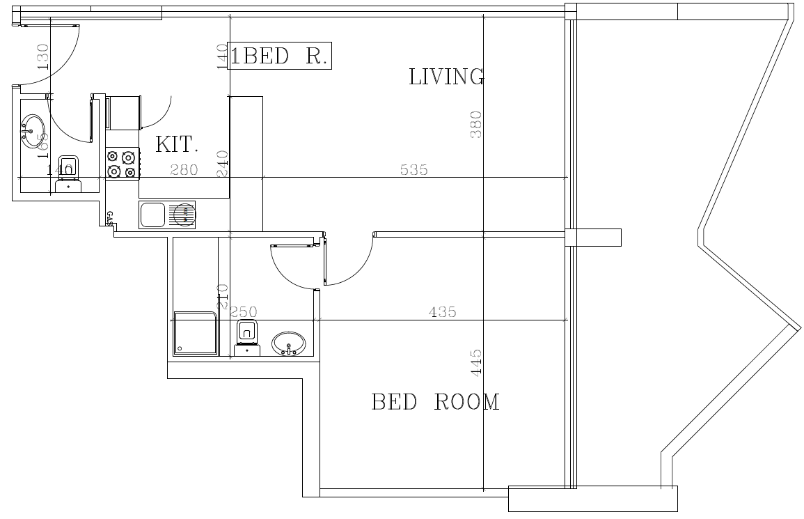 1 Bedroom Apartment