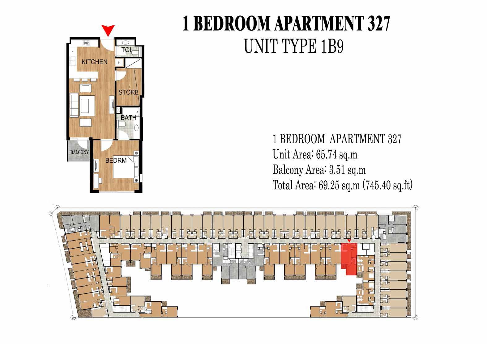 1 Bedroom Apartment