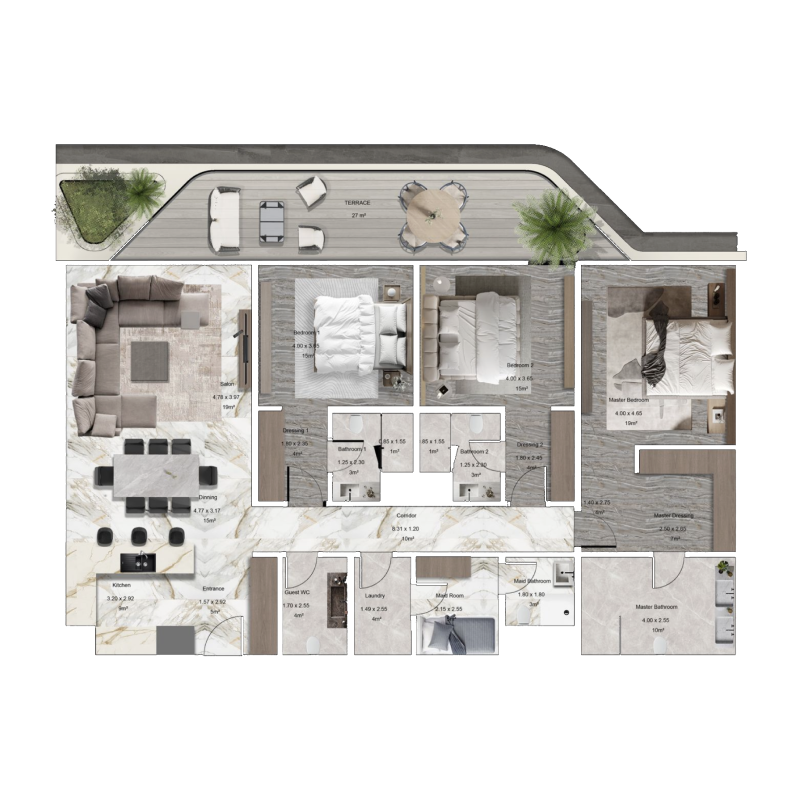 Jacob and Co Beachfront Living - Image 9