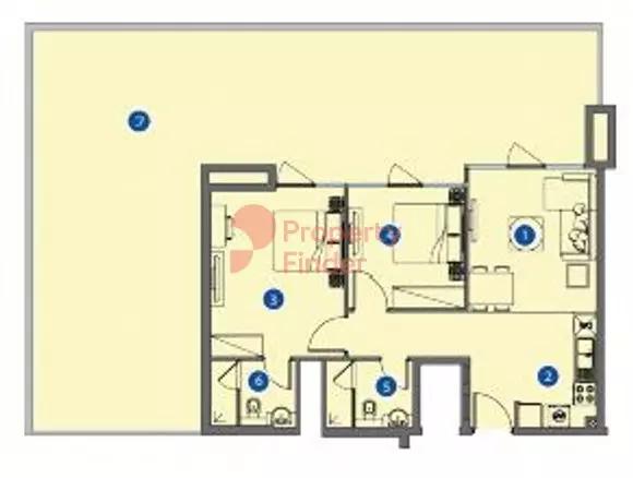 Two Bedroom Type 1 A, 1st Floor