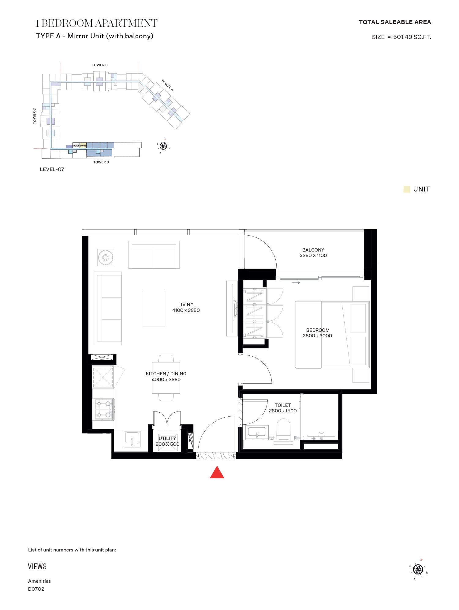 Type A to Type A Mirror Unit