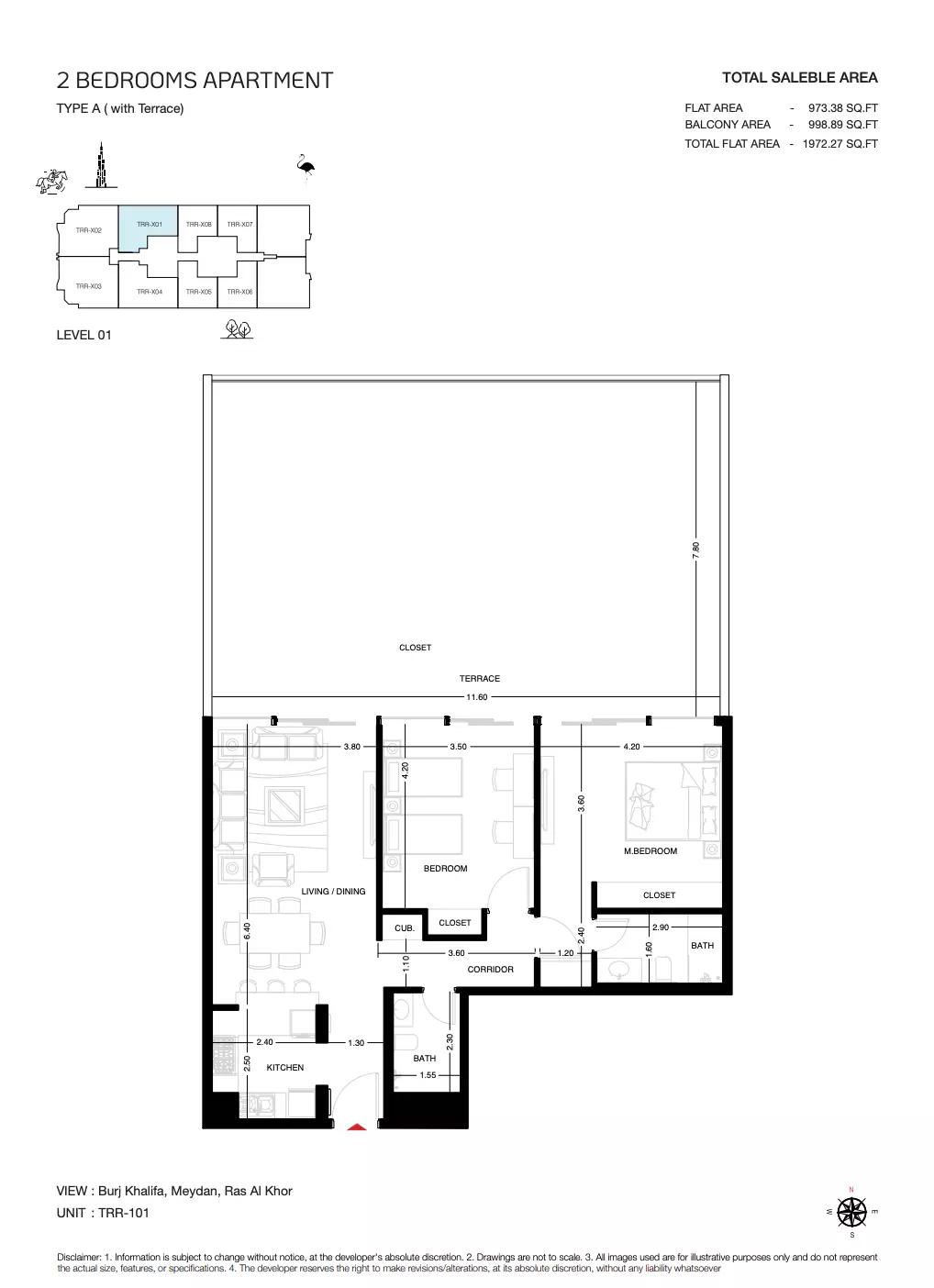 Type A4 ( With Terrace)