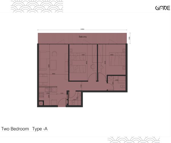 	2 Bedroom Apartment Type - A to 2 Bedroom Apartment Type - D