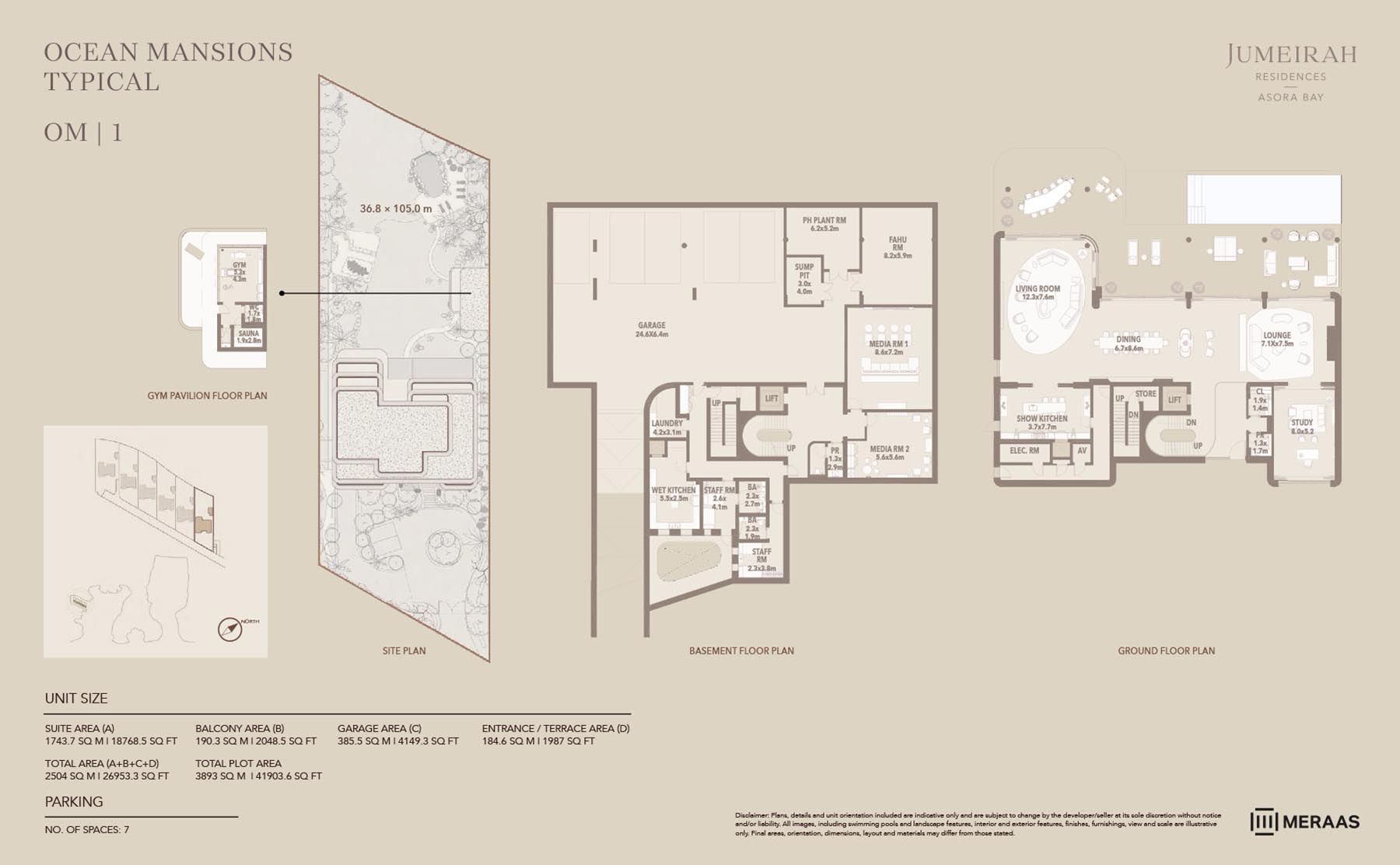 OM - 1 (BASEMENT & GROUND FLOOR) to OM - 6 (CORNER) (FIRST & SECOND FLOOR)