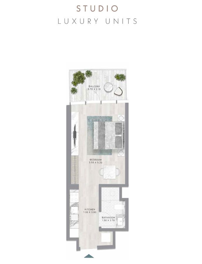 Studio, Luxury Units