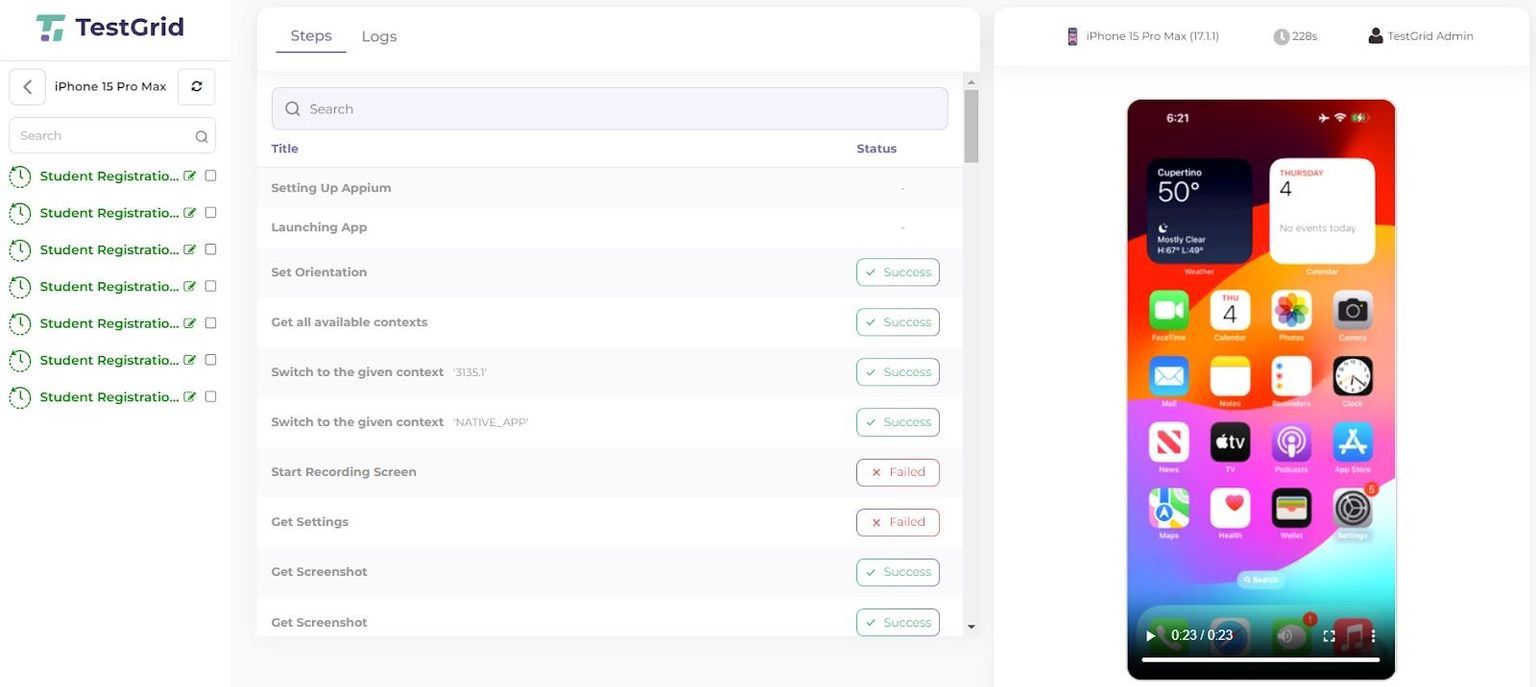 Visual Testing