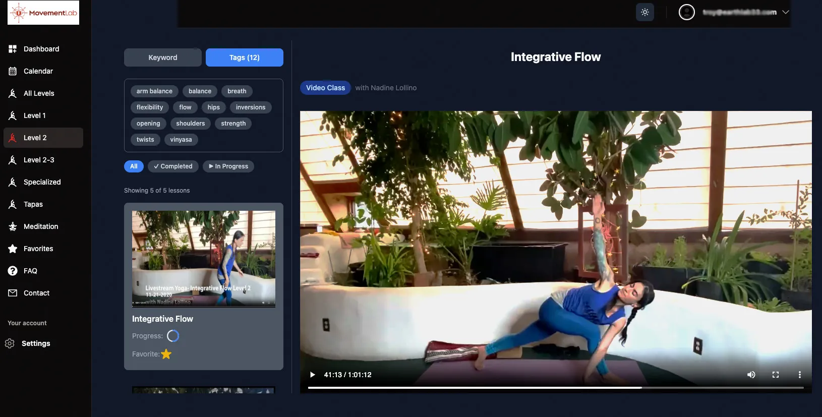 Library screenshot