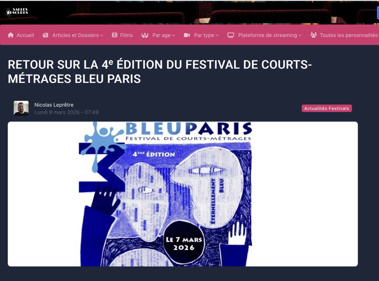 Retour sur la 4ᵉ édition du Festival Bleu Paris