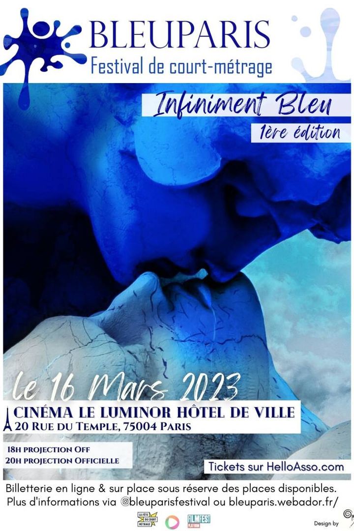 Affiche Bleu Paris 2023 — Infiniment Bleu