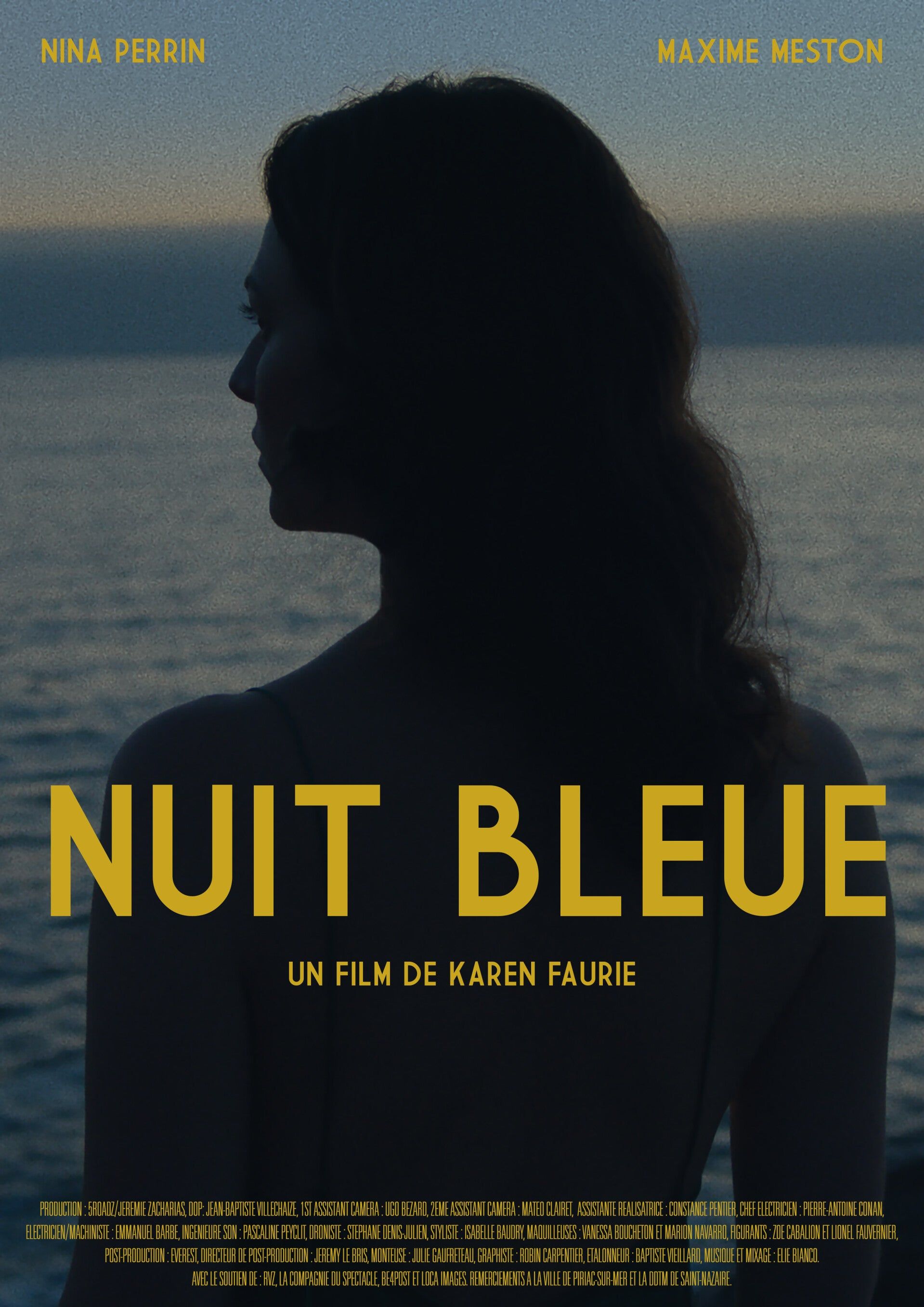 Affiche du film NUIT BLEUE